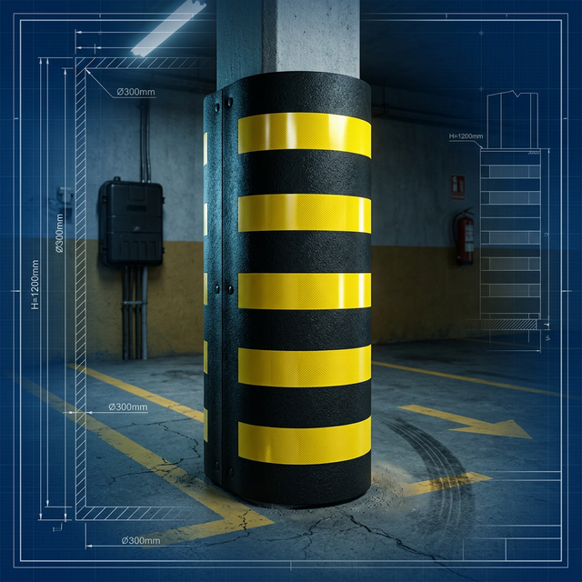 PROTECTOR DE COLUMNA ECOCAUCHO